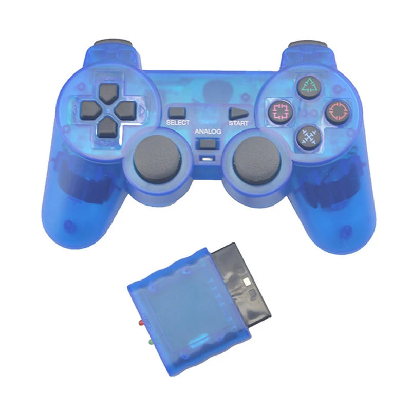 Transparent Wireless PS2 Game Controller