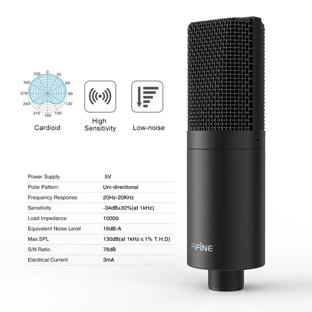 FIFINE USB Studio Microphone