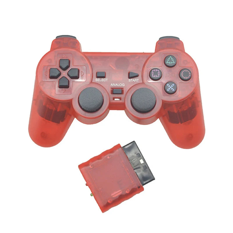 Transparent Wireless PS2 Game Controller