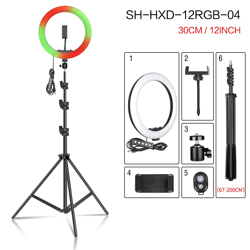 RGB Tripod Ring Light