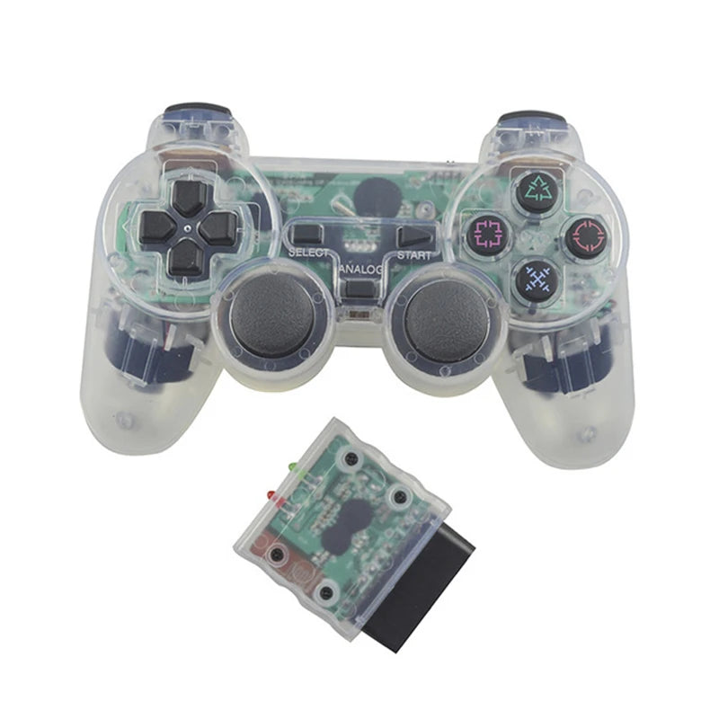 Transparent Wireless PS2 Game Controller
