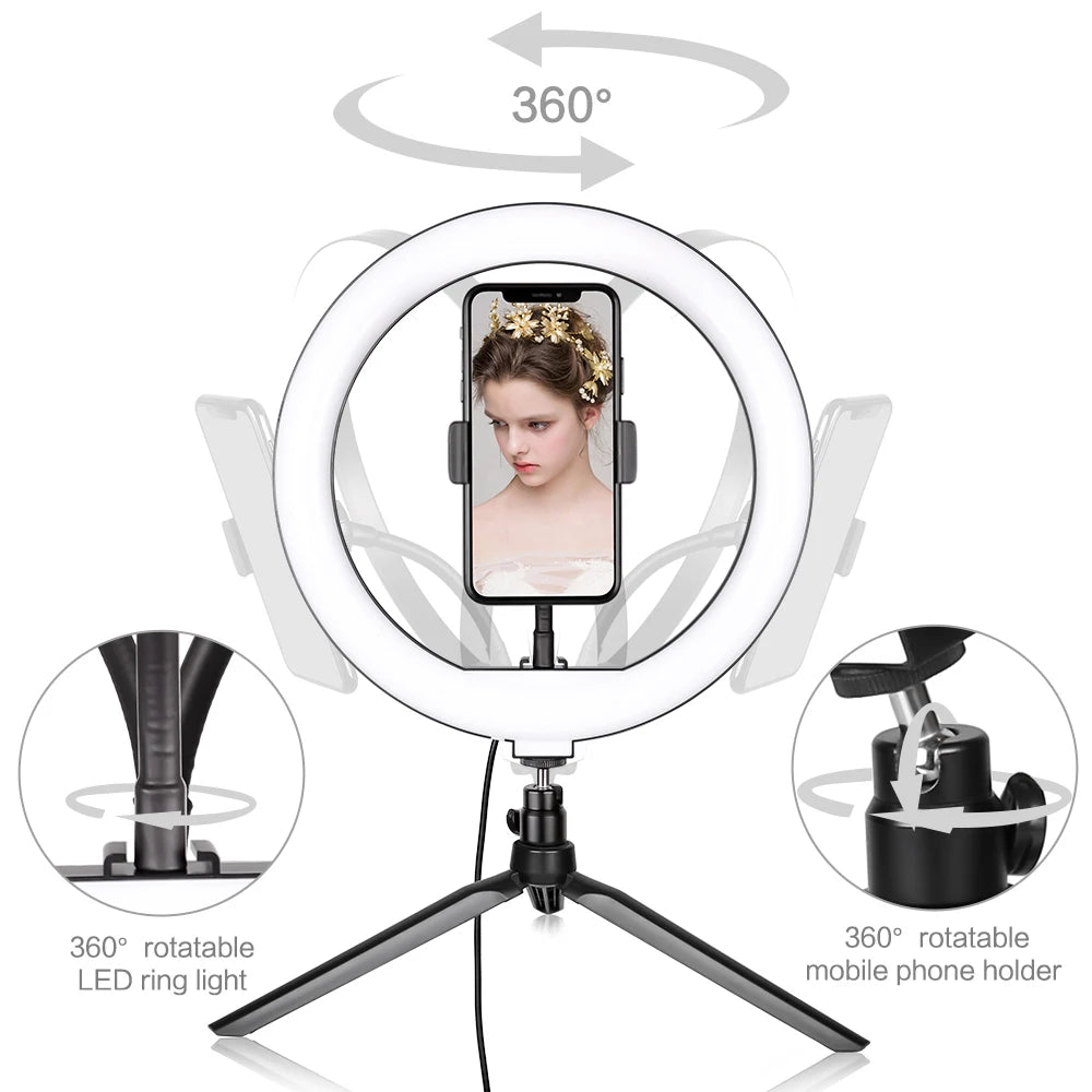RGB Tripod Ring Light