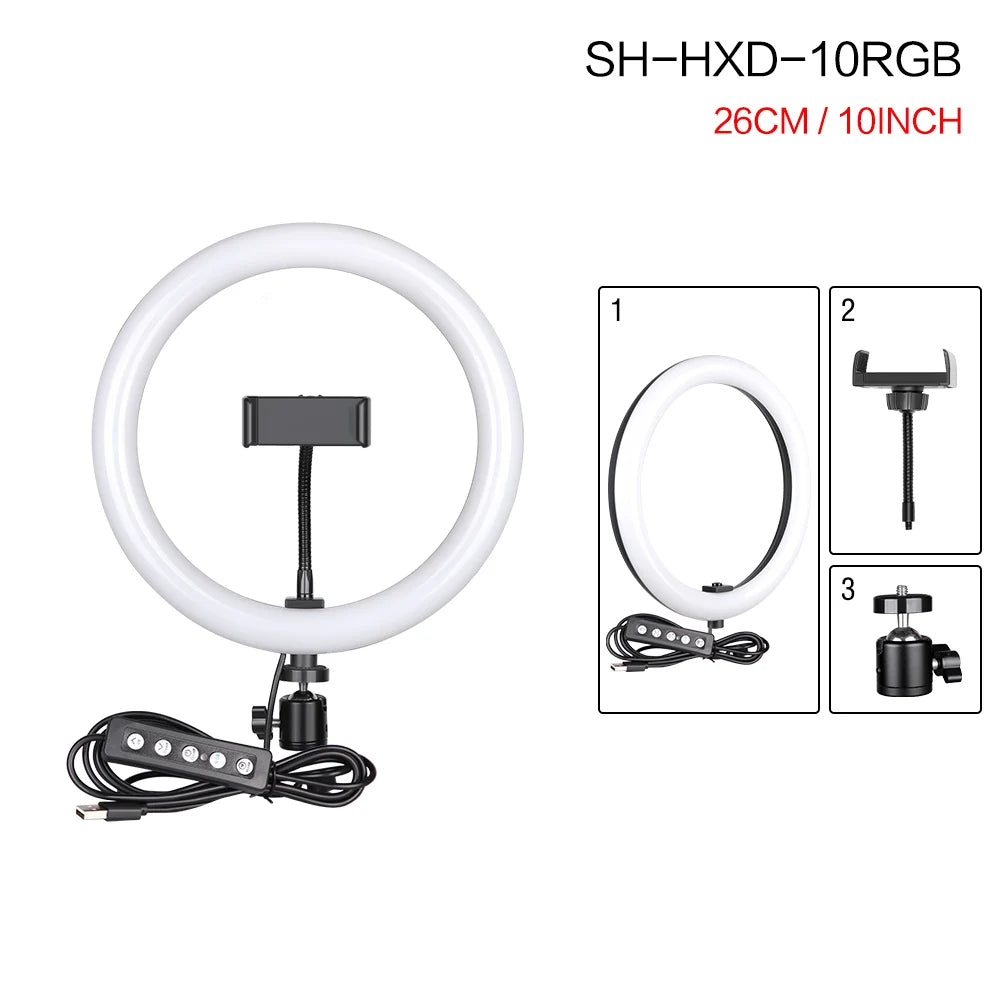 RGB Tripod Ring Light
