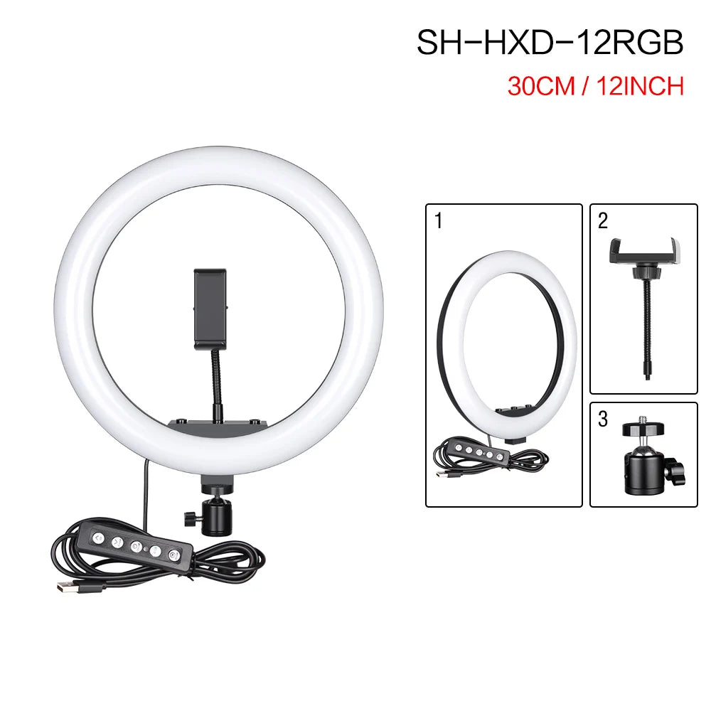 RGB Tripod Ring Light