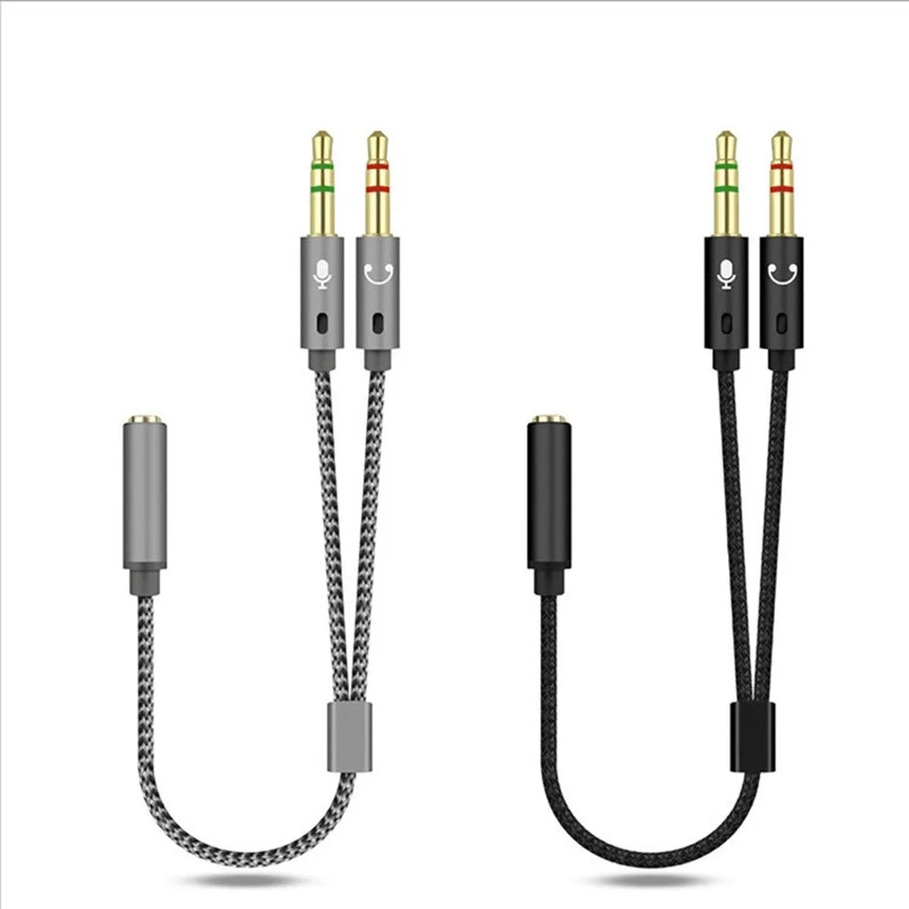 Headphone Microphone Splitter Cable