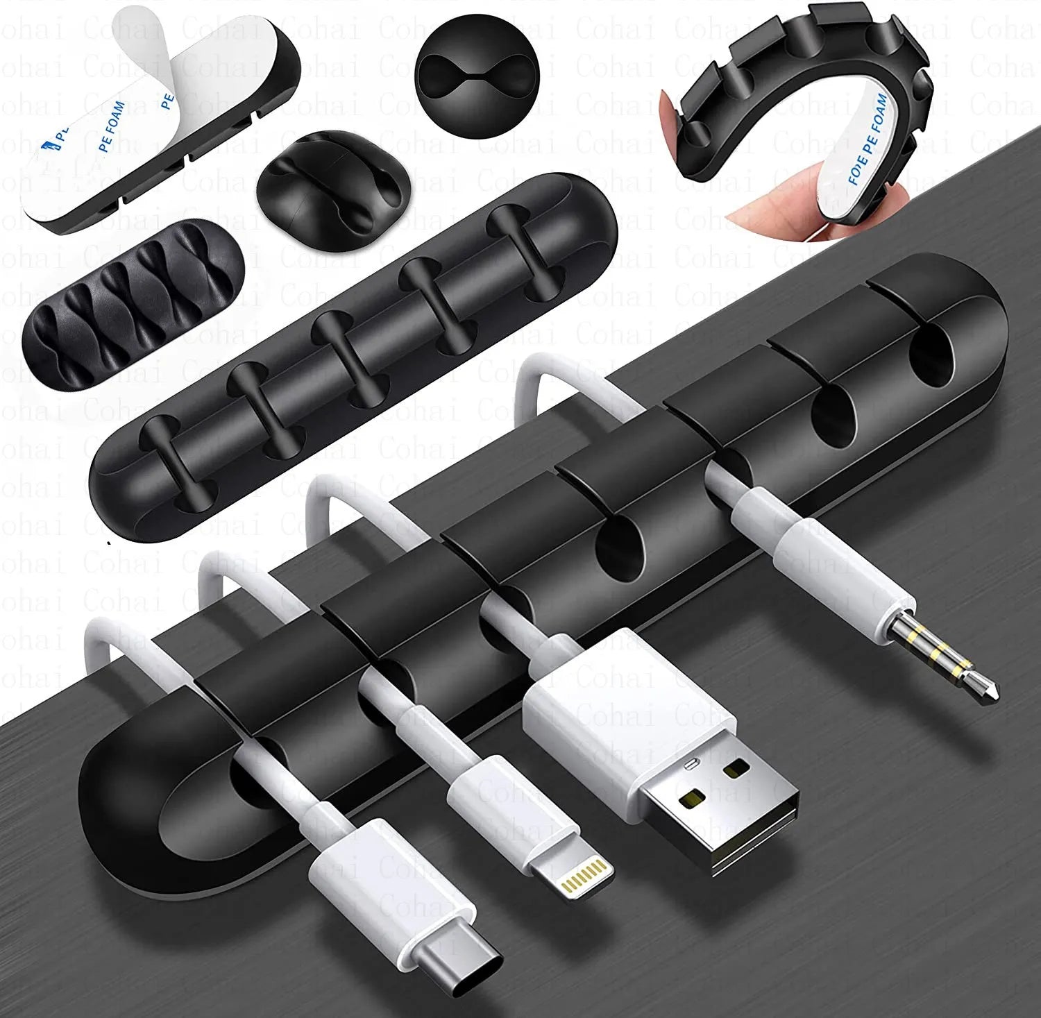 Silicone Desktop Cable Organizer