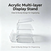 Three-Tier Acrylic Keyboard Stand