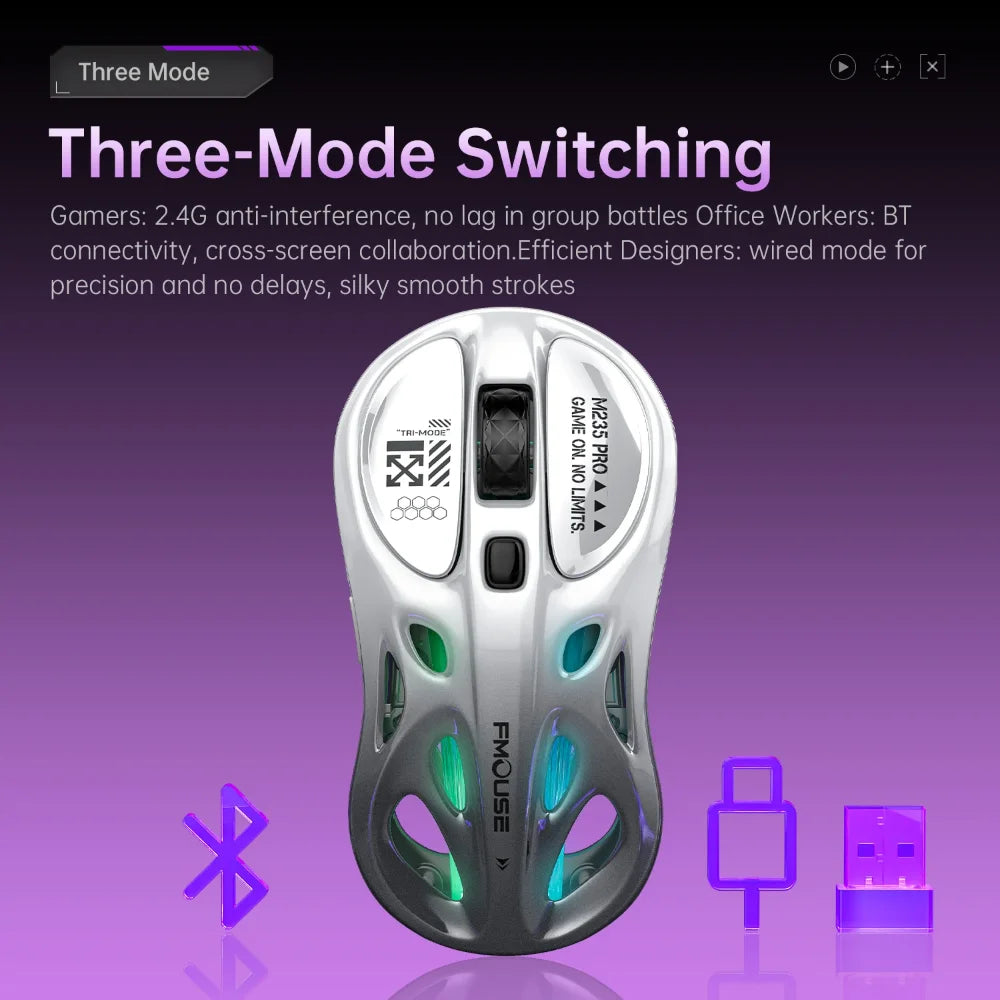 Tri-Mode RGB Gaming Mouse