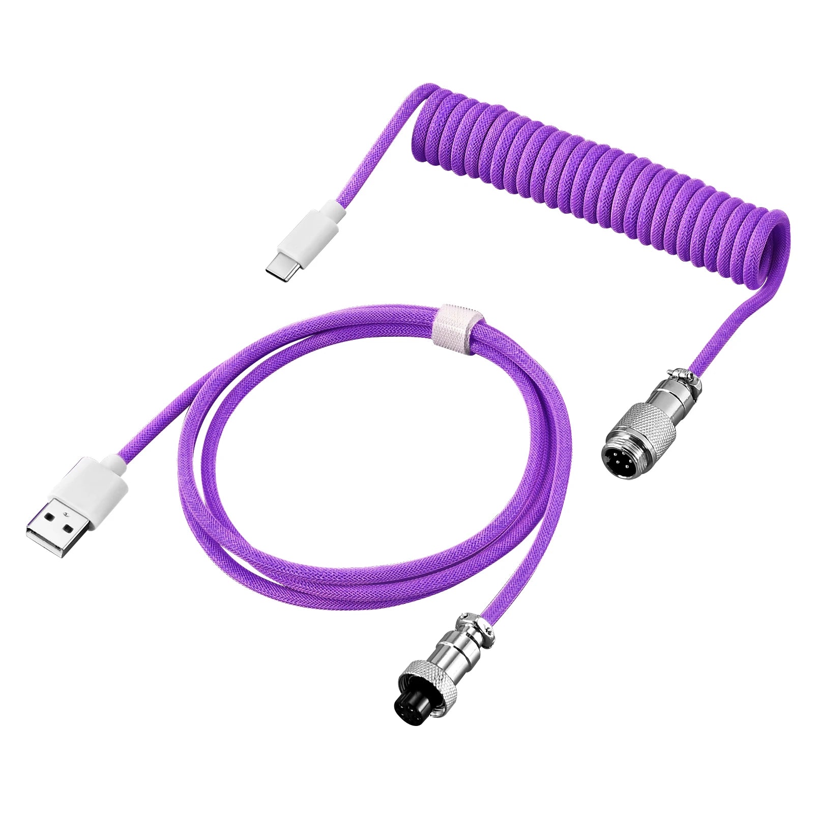 Coiled USB-C Keyboard Cable