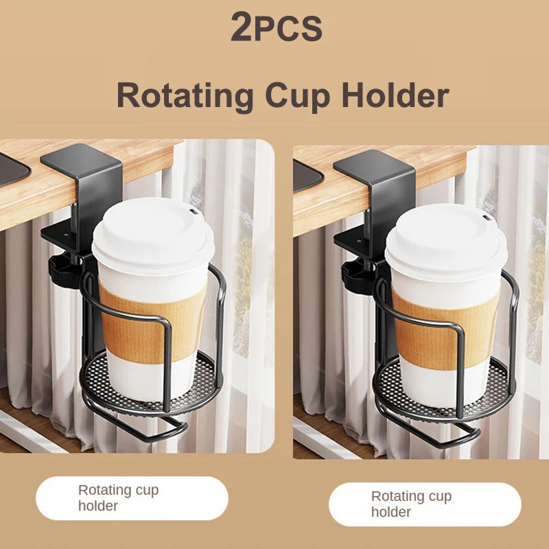 Rotating Cup Headphone Holder