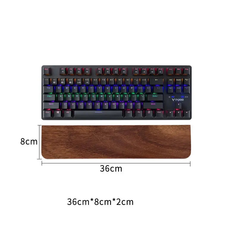 Walnut Keyboard Wrist Rest