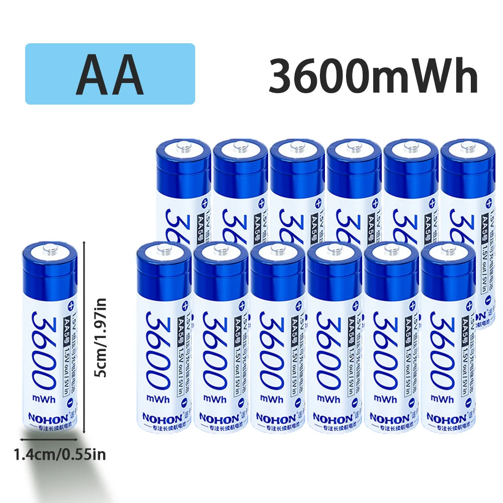 Rechargeable AA AAA Batteries