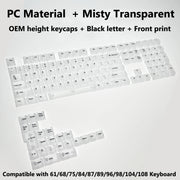 Transparent RGB Keyboard Keycaps