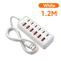 12-Port USB Charging Station