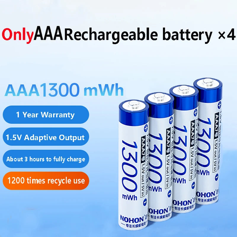 Rechargeable AA AAA Batteries