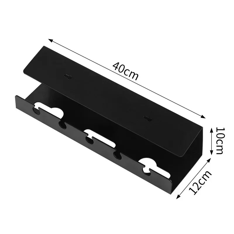 Clamp-On Under-Desk Cable Tray