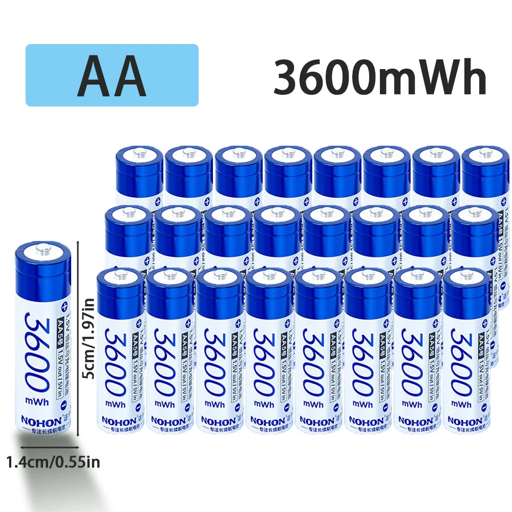 Rechargeable AA AAA Batteries