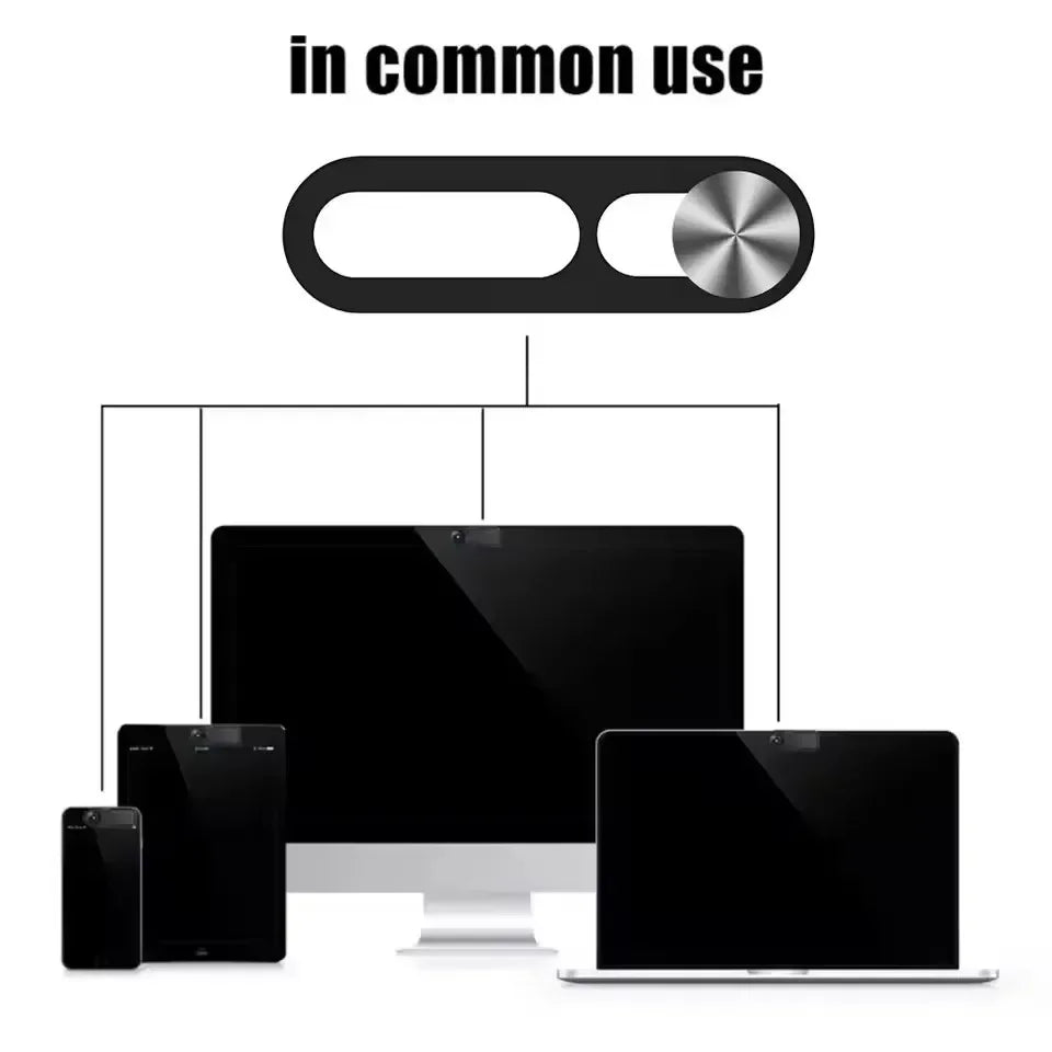 Sliding Webcam Privacy Covers