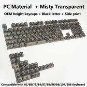 Transparent RGB Keyboard Keycaps