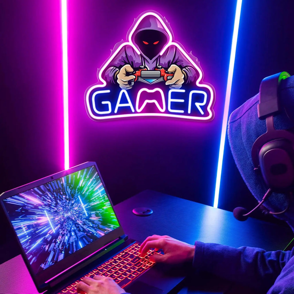 Game Controller Neon Sign