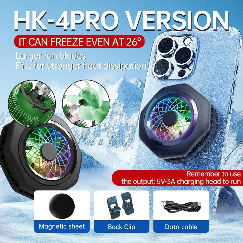 HK4 Pro Magnetic Phone Cooler