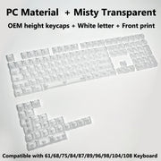 Transparent RGB Keyboard Keycaps