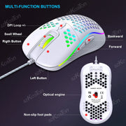 Honeycomb RGB Gaming Mouse