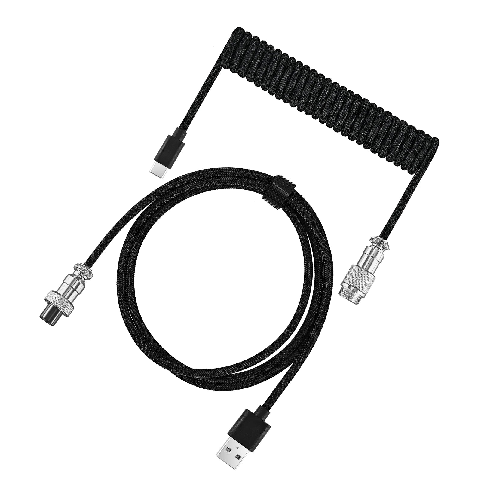 Coiled USB-C Keyboard Cable