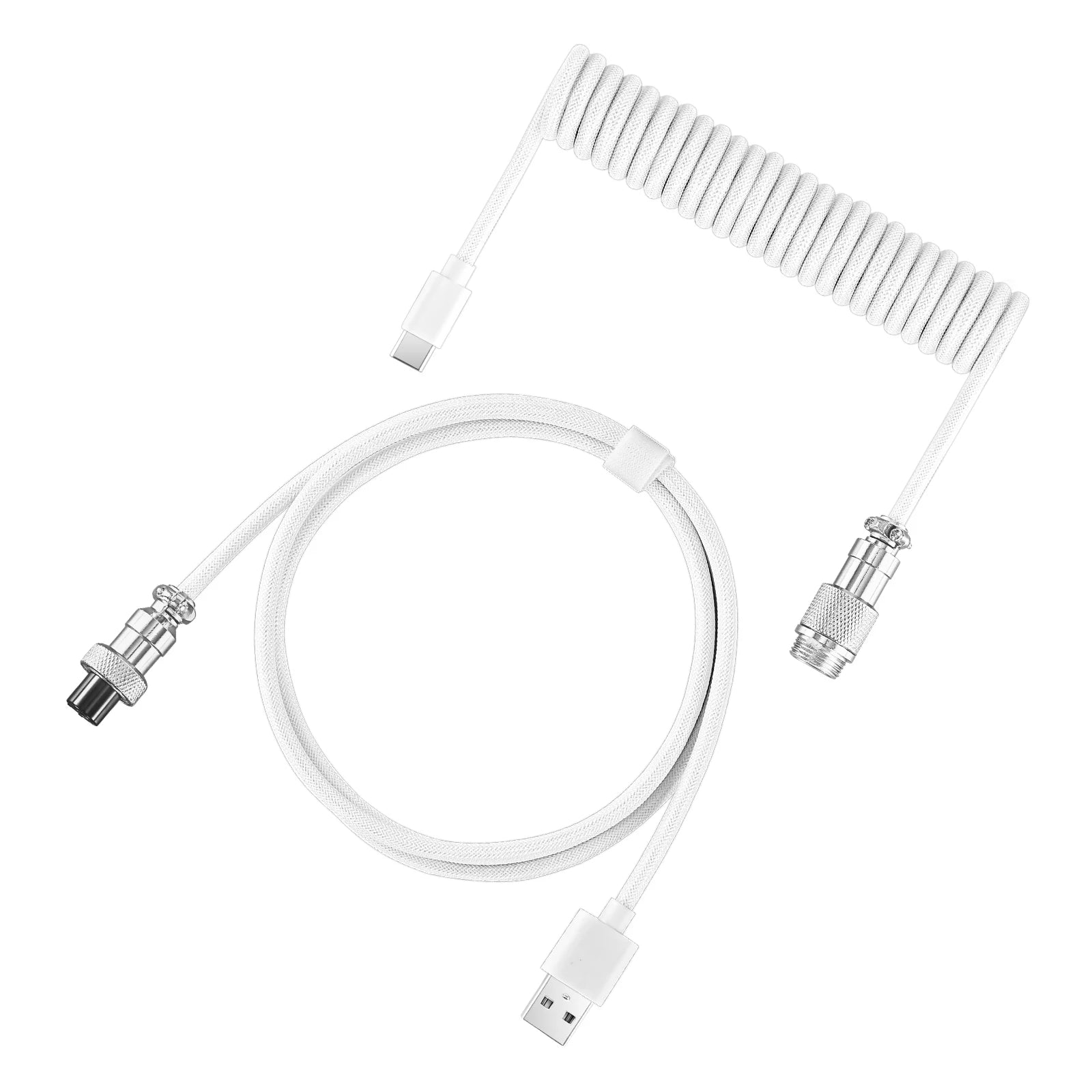 Coiled USB-C Keyboard Cable