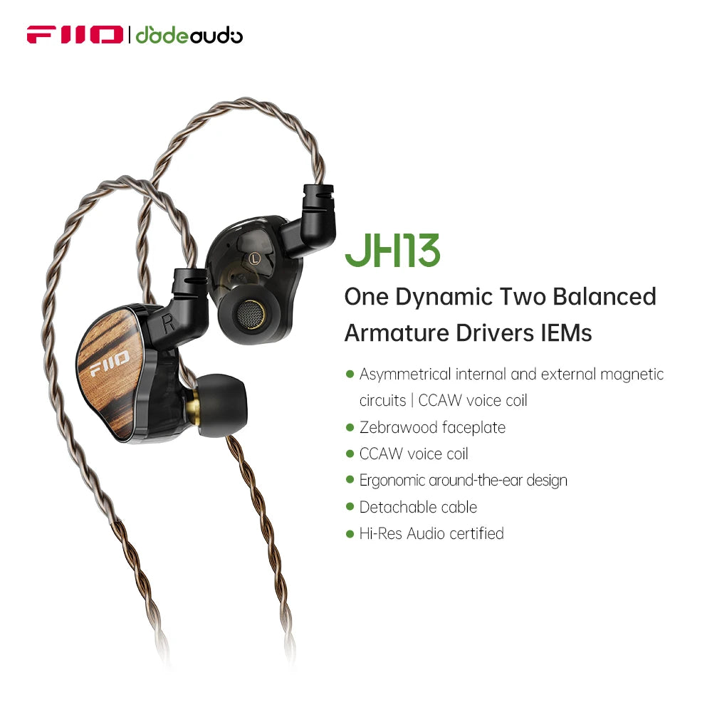 FiiO Hybrid HiFi Earphones