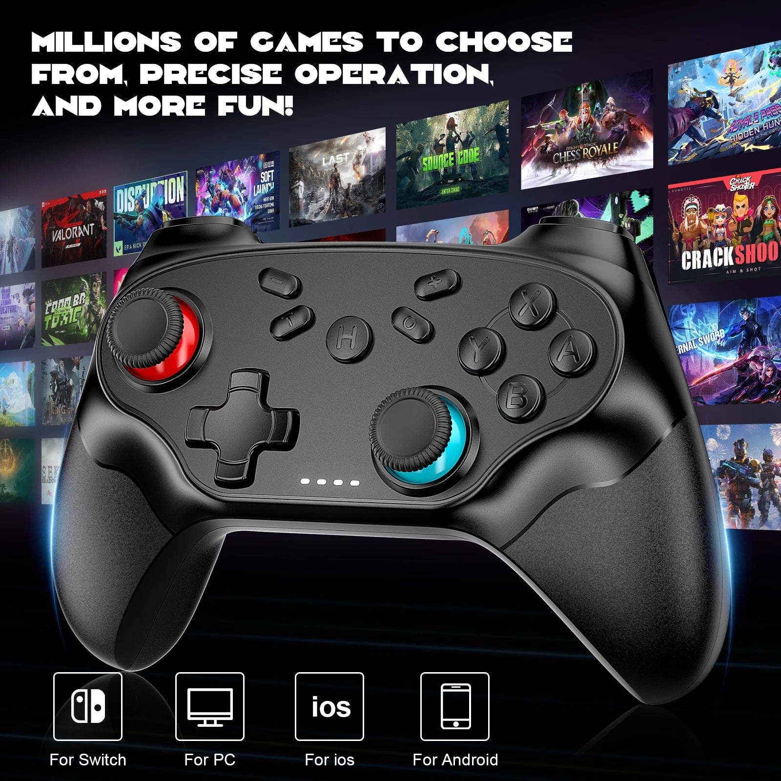 GAMROMBO Wireless Switch Gaming Controller