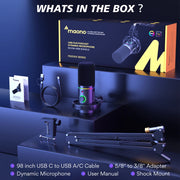 MAONO Dynamic RGB Microphone