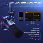 MAONO Dynamic RGB Microphone