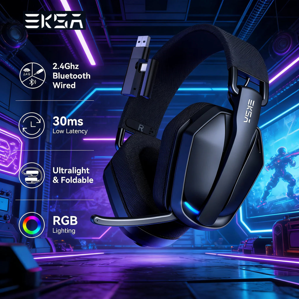 EKSA Wireless RGB Headset