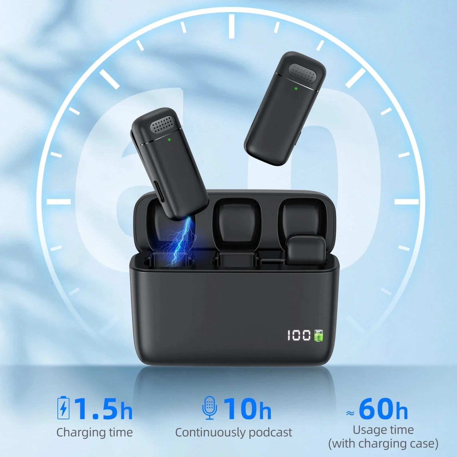 Wireless Lavalier Gaming Microphone