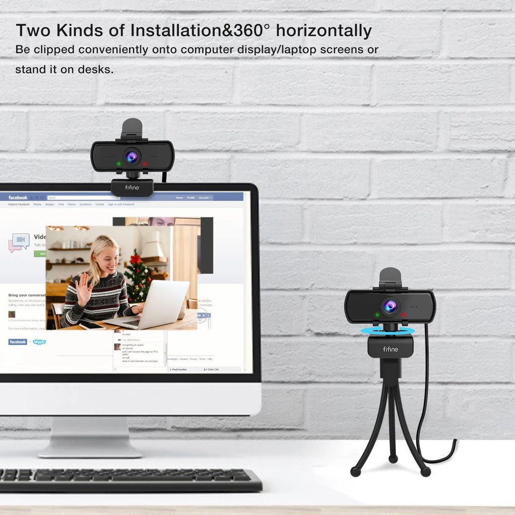 FIFINE 1440p Streaming Webcam