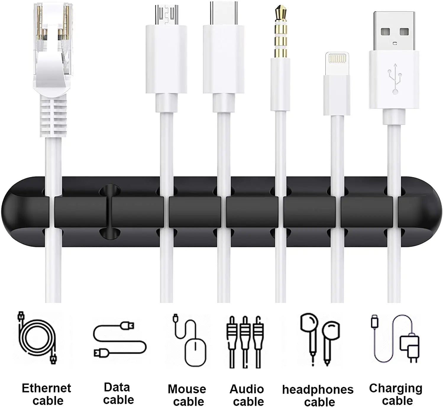 Silicone Desktop Cable Organizer