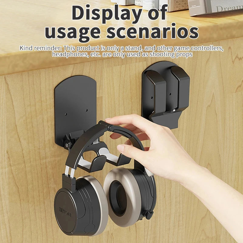 Adhesive Headphone Wall Hanger