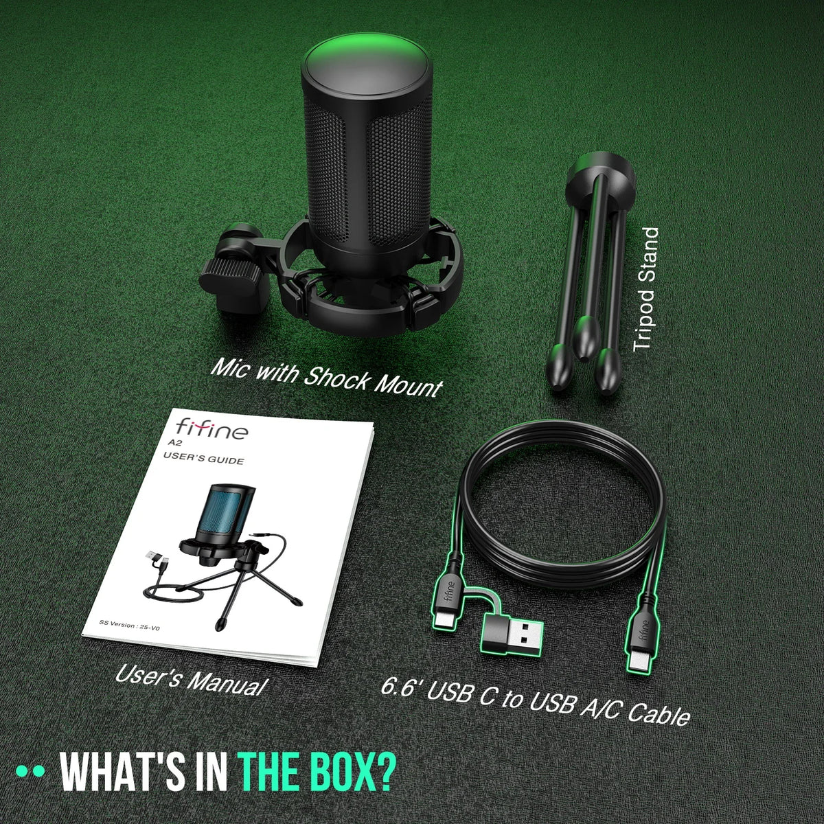 FIFINE RGB Gaming Microphone