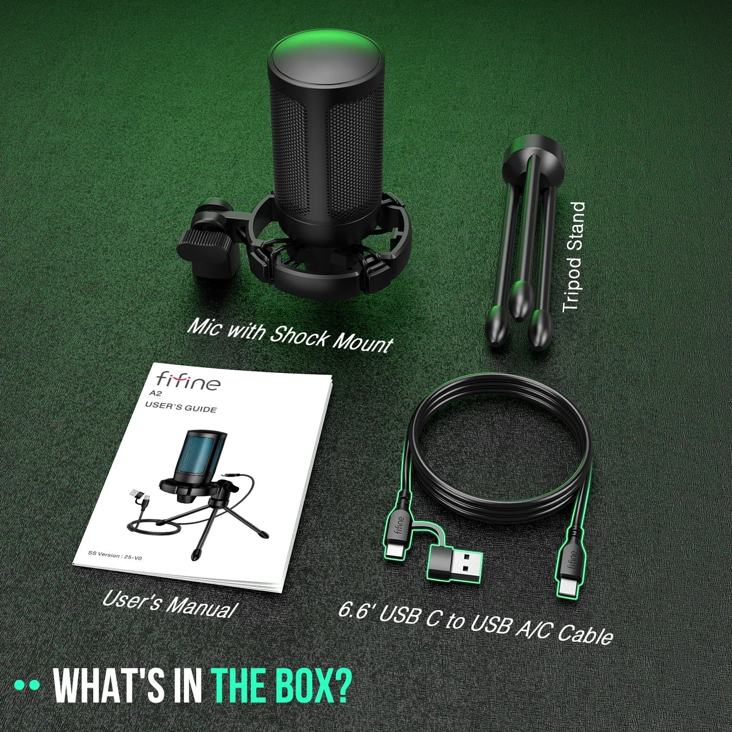 FIFINE RGB Gaming Microphone