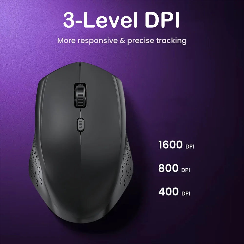 Silent Dual-Mode Wireless Mouse