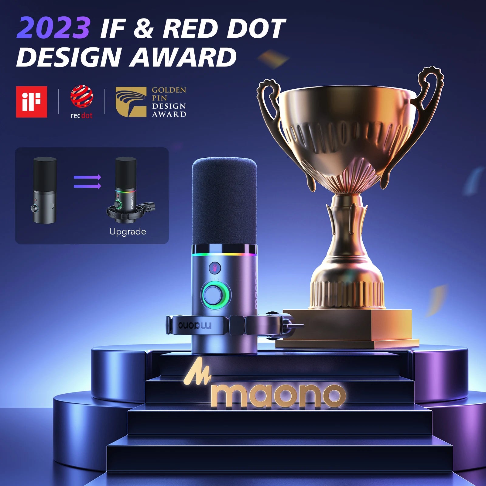 MAONO Dynamic RGB Microphone