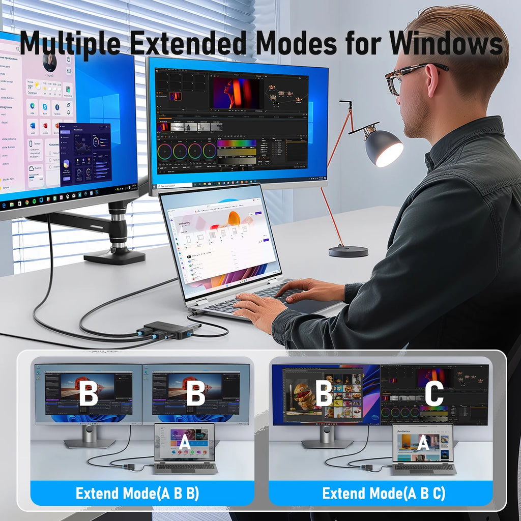 Lemorele 6-in-1 USB-C Hub