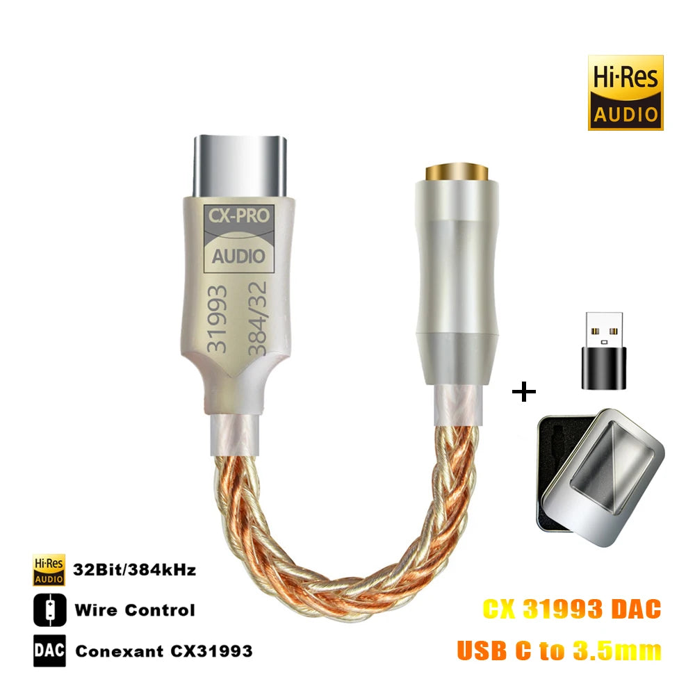 USB-C HiFi DAC Adapter
