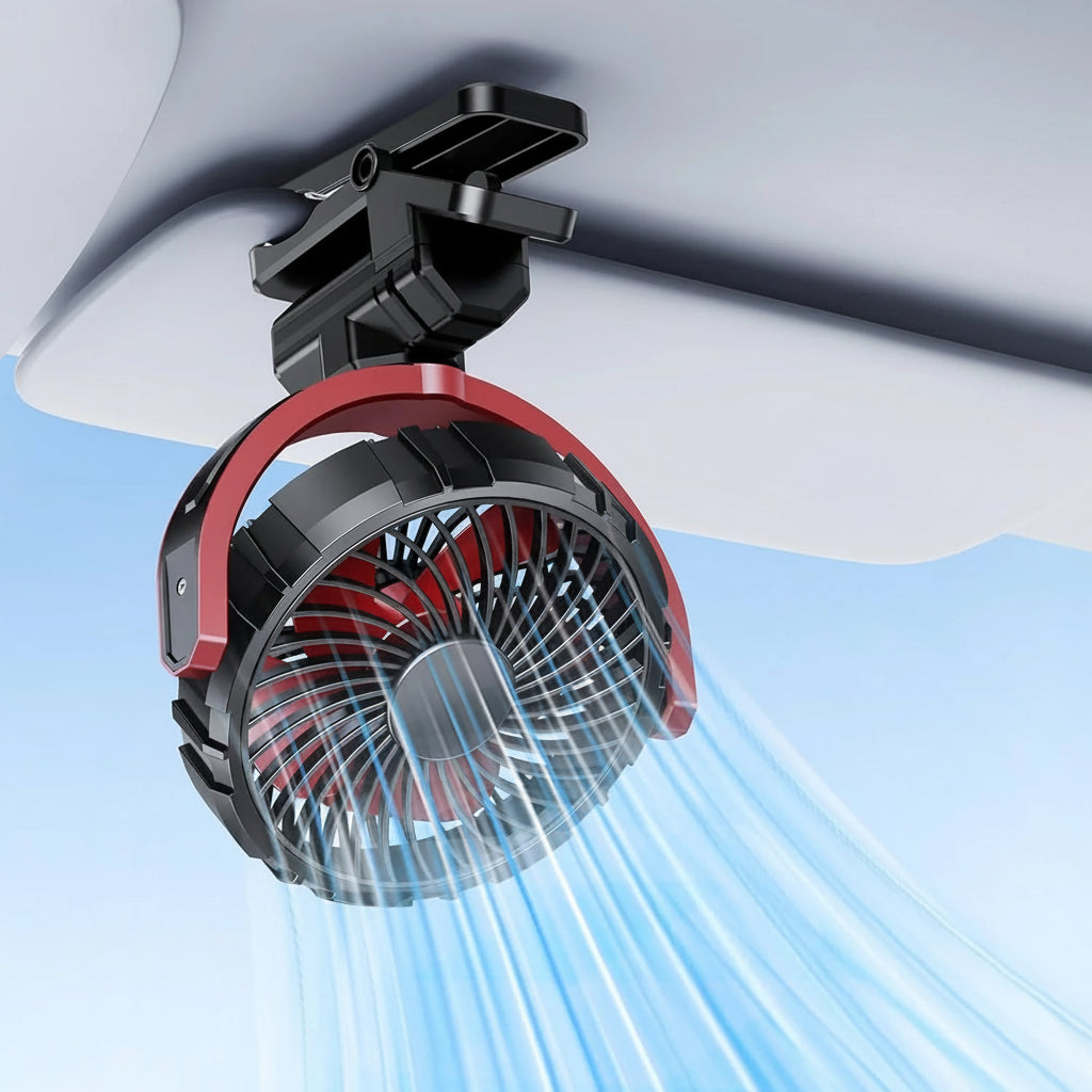 Rechargeable 900° Clip Fan