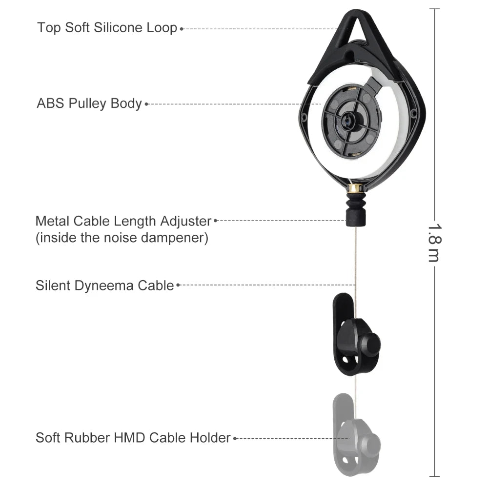 Retractable VR Cable Pulley