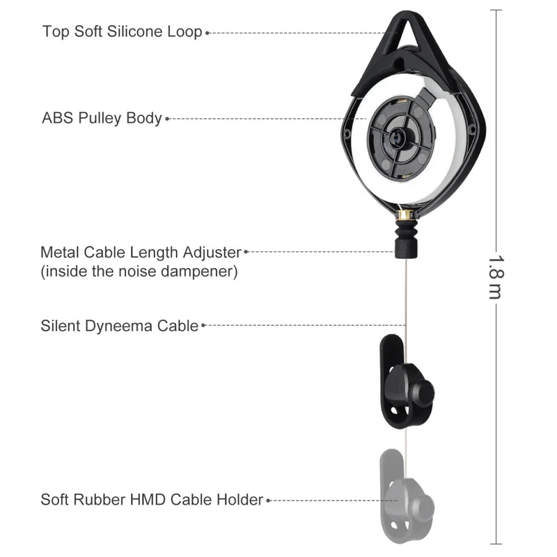 Retractable VR Cable Pulley