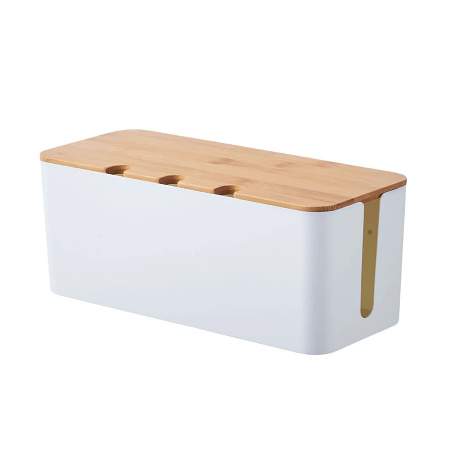 Wooden-Style Cable Management Box
