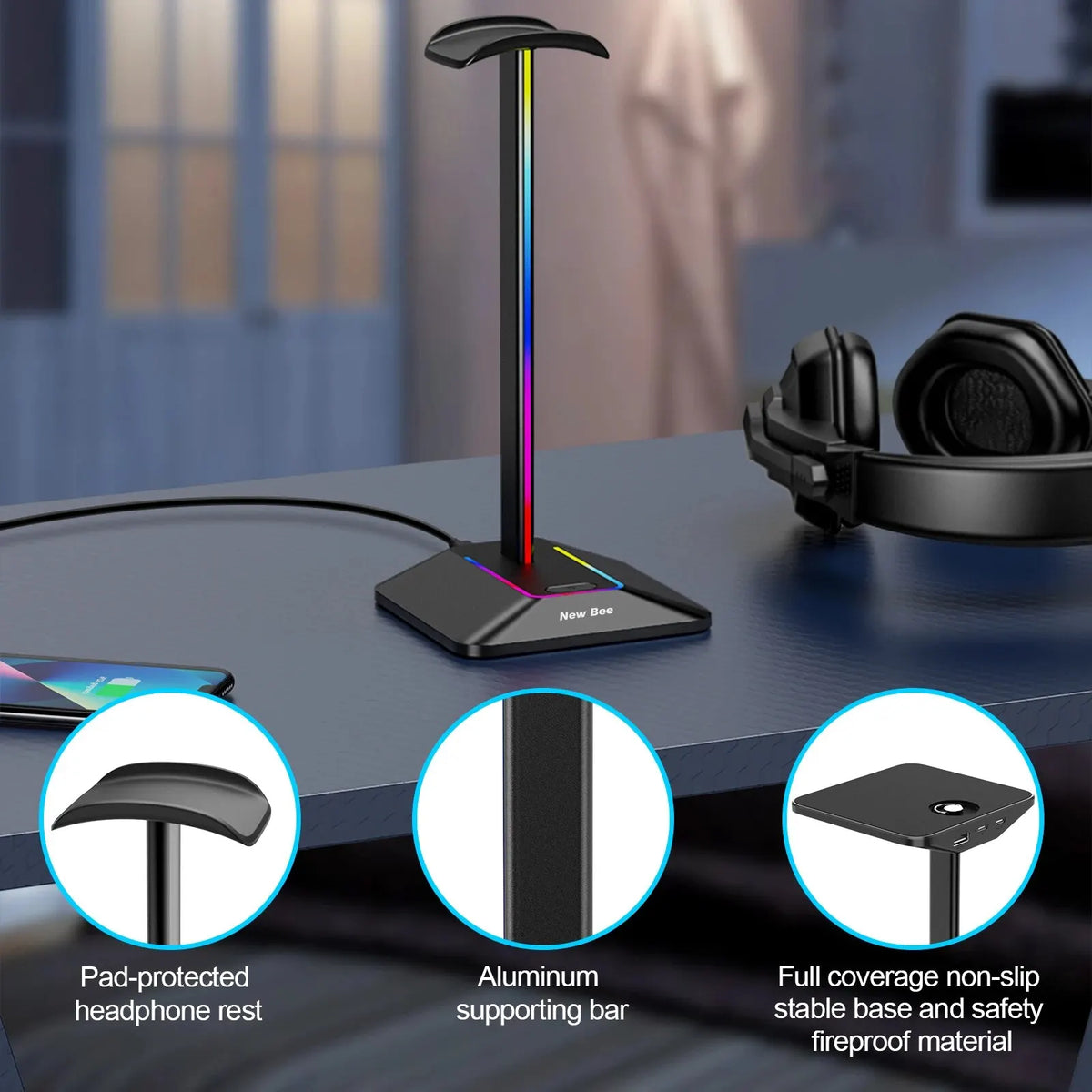 New Bee Headset Stand