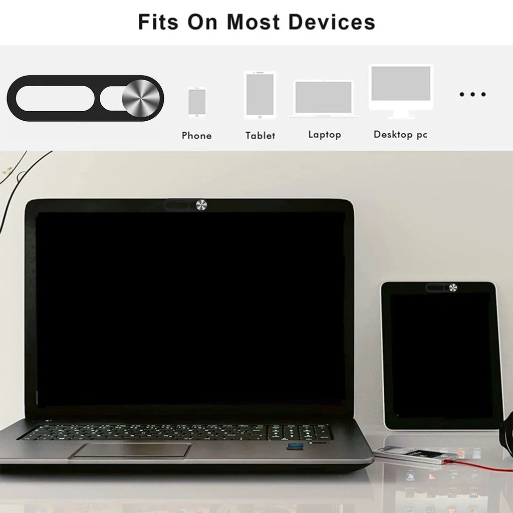Sliding Webcam Privacy Covers